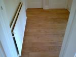 Oiled oak floor finished with Rubio Pure - after