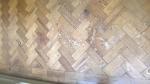 Pitch Pine  Herringbone blocks - Before